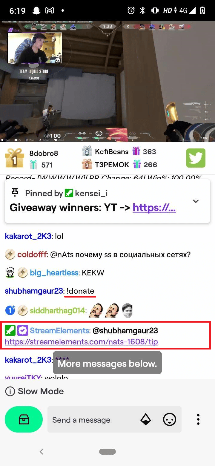 تبرع بالقيادة. أوامر Twitch Chat لـ Bots