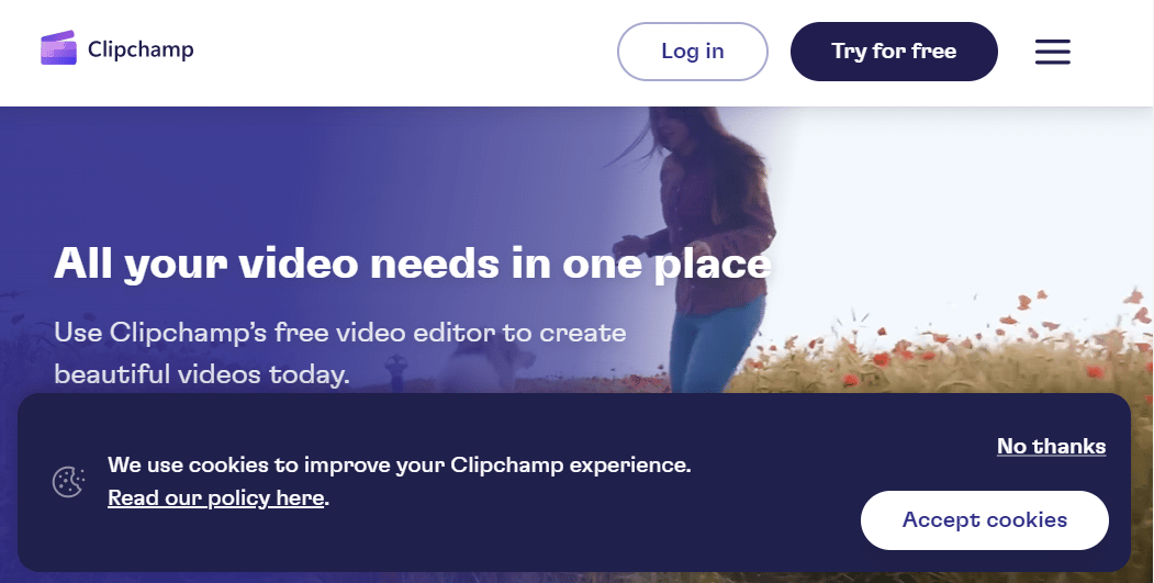 Clipchamp. 39 Najlepsze oprogramowanie kamery internetowej dla systemu Windows 10