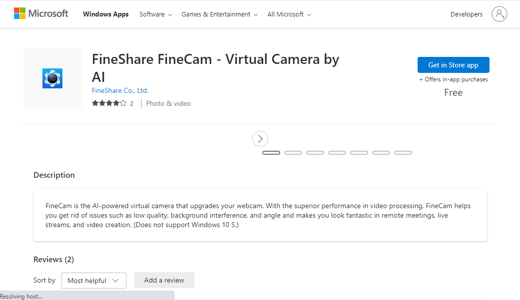 FineCam. 39 Melhor Software de Webcam para Windows 10