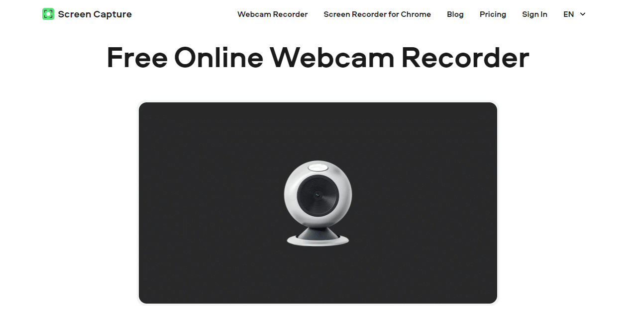 Gravador de webcam online gratuito