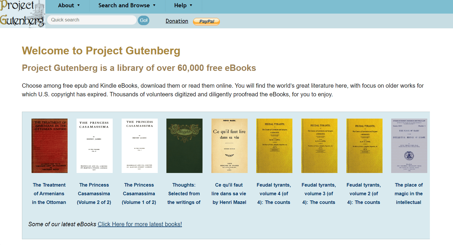 โครงการ Gutenberg