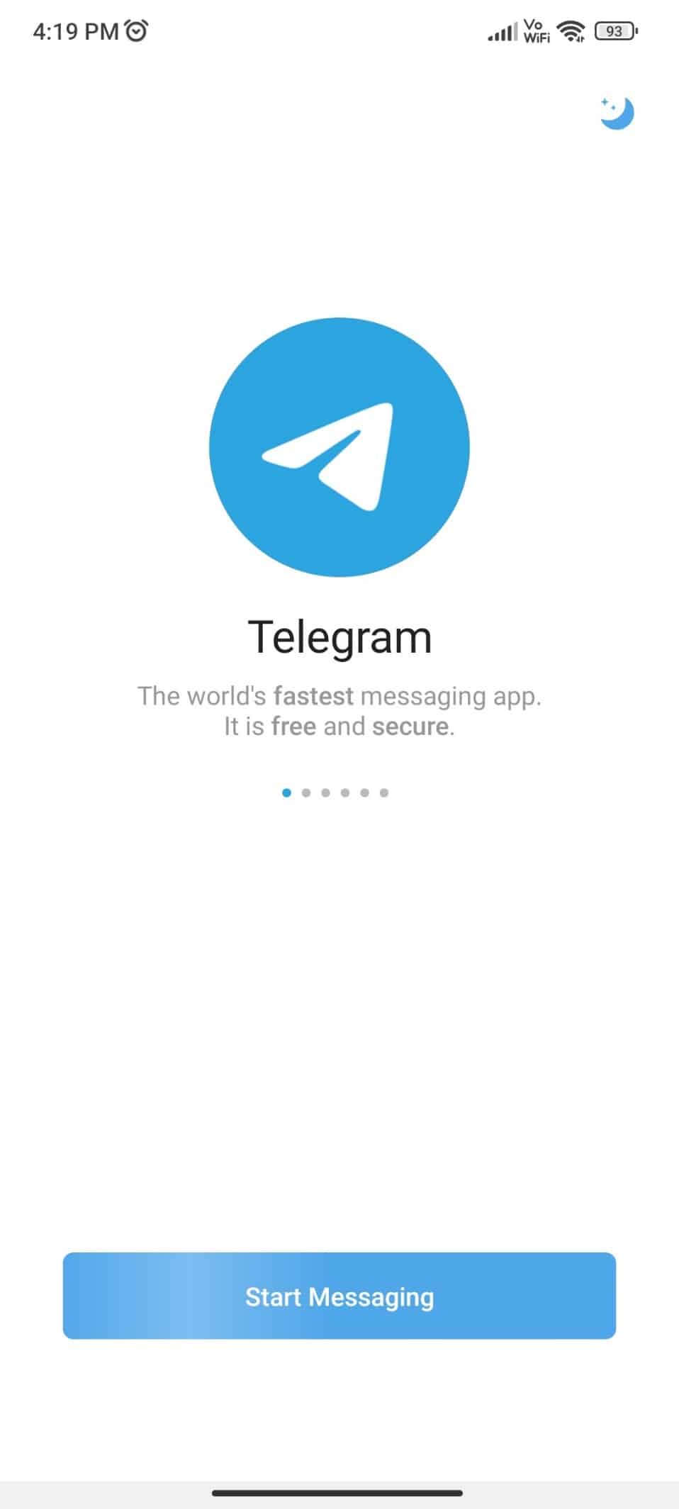 Aplicația Telegram