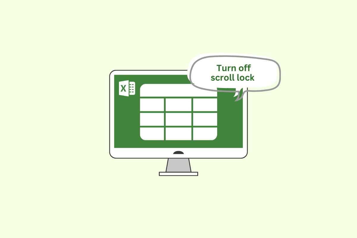 如何关闭 Excel 中的滚动锁定