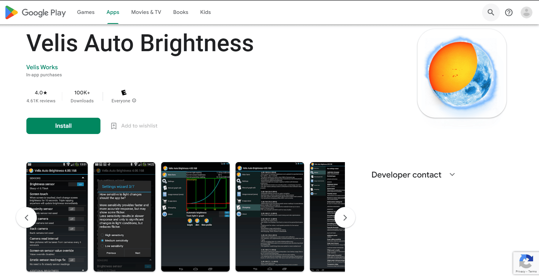 Velis Auto Brightness | aplicație pentru ecran mai luminos pentru reducerea luminozității ecranului
