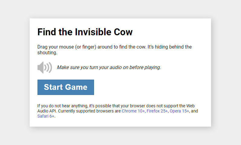 mucca invisibile