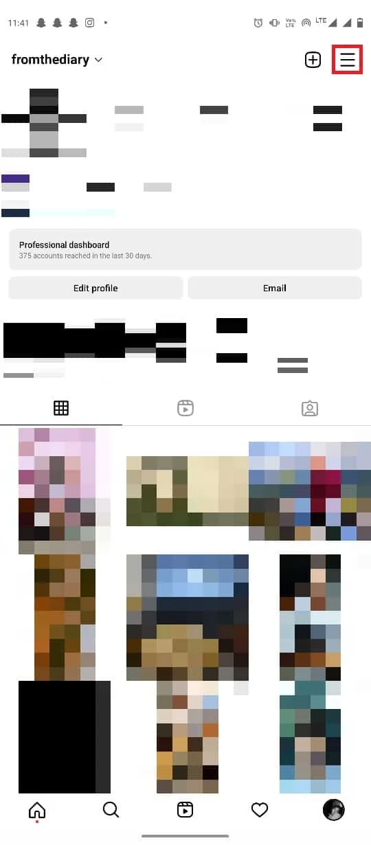 Suchen Sie das dreizeilige Symbol. Die 10 besten Möglichkeiten, um das Problem zu beheben, dass Instagram-Geschichten nicht geladen werden