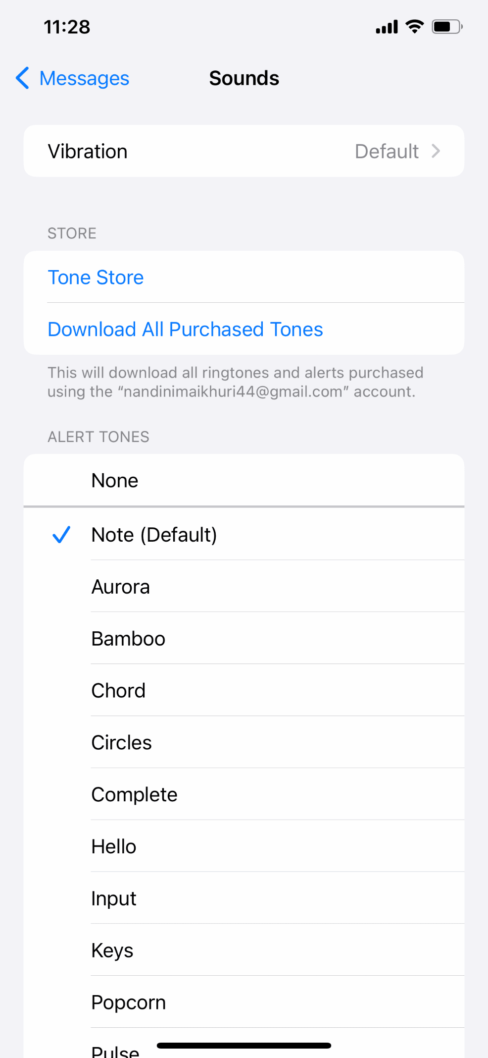 Elija un tono de mensaje fuerte tocando Sonidos | El sonido de notificación de iOS 15 no funciona