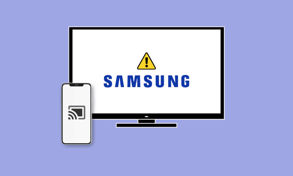 iPhone에서 Samsung TV로 화면 미러링이 작동하지 않는 문제 수정