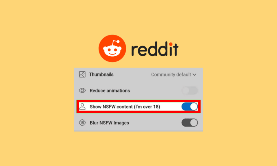 Como ativar ou desativar o NSFW no Reddit