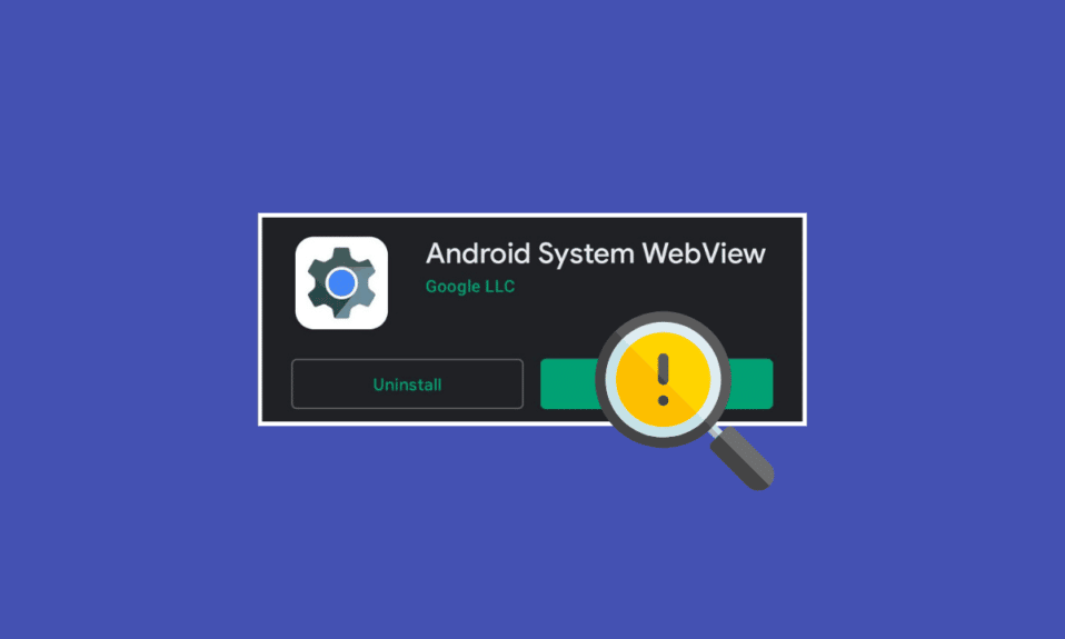 Corrigir o problema de atualização do WebView do sistema Android