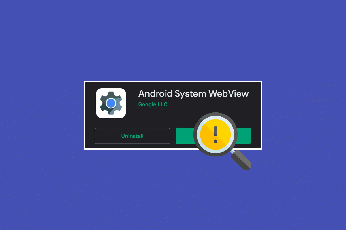 Napraw problem z aktualizacją WebView systemu Android