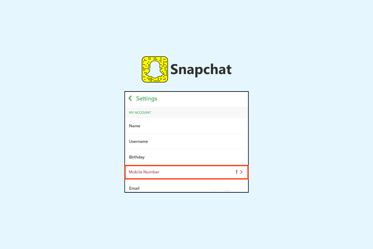 Como remover o número de telefone do Snapchat