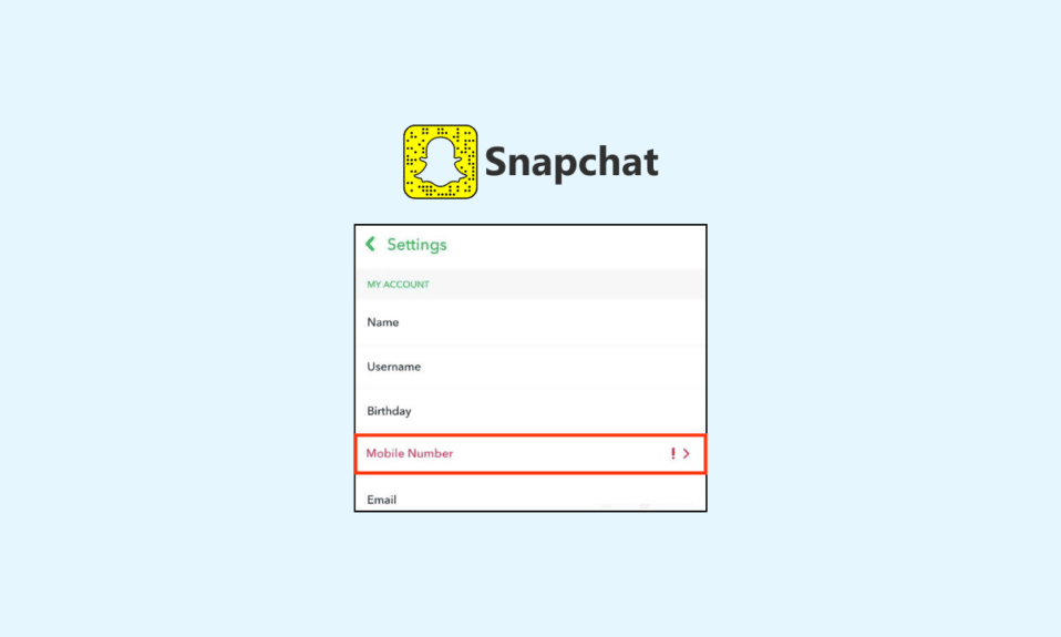 Como remover o número de telefone do Snapchat