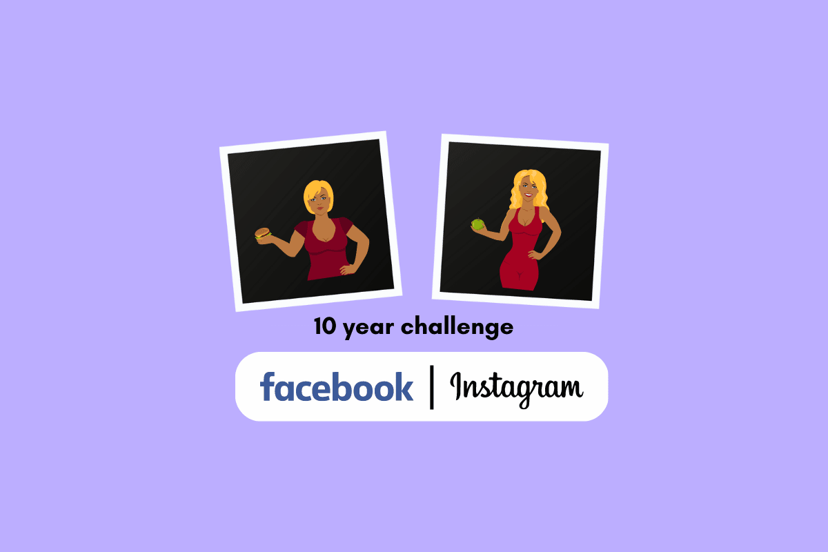 So machen Sie die 10-Jahres-Challenge auf Facebook und Instagram