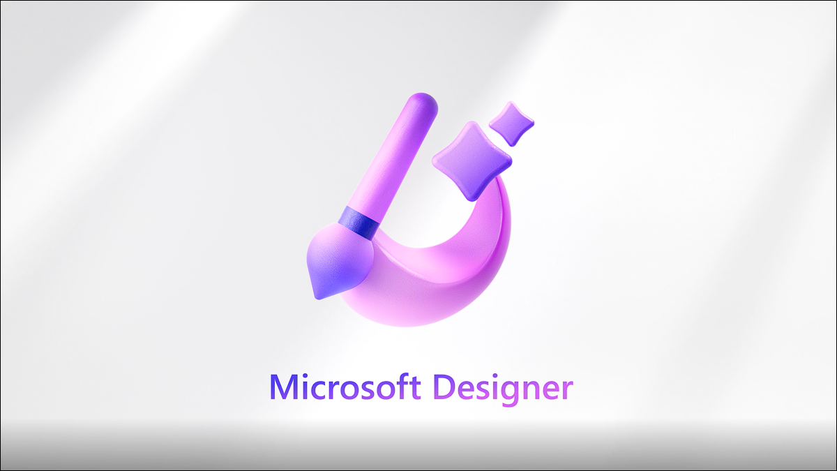 Logotipo do Microsoft Designer em fundo branco.