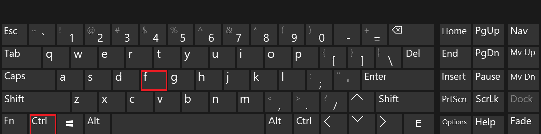 pressione Ctrl + F. 10 Teclas de Atalho do Teclado para Localizar e Substituir