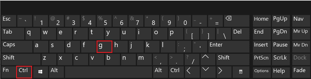 ปุ่ม Ctrl + G แป้นพิมพ์ลัด 10 ปุ่มสำหรับค้นหาและแทนที่