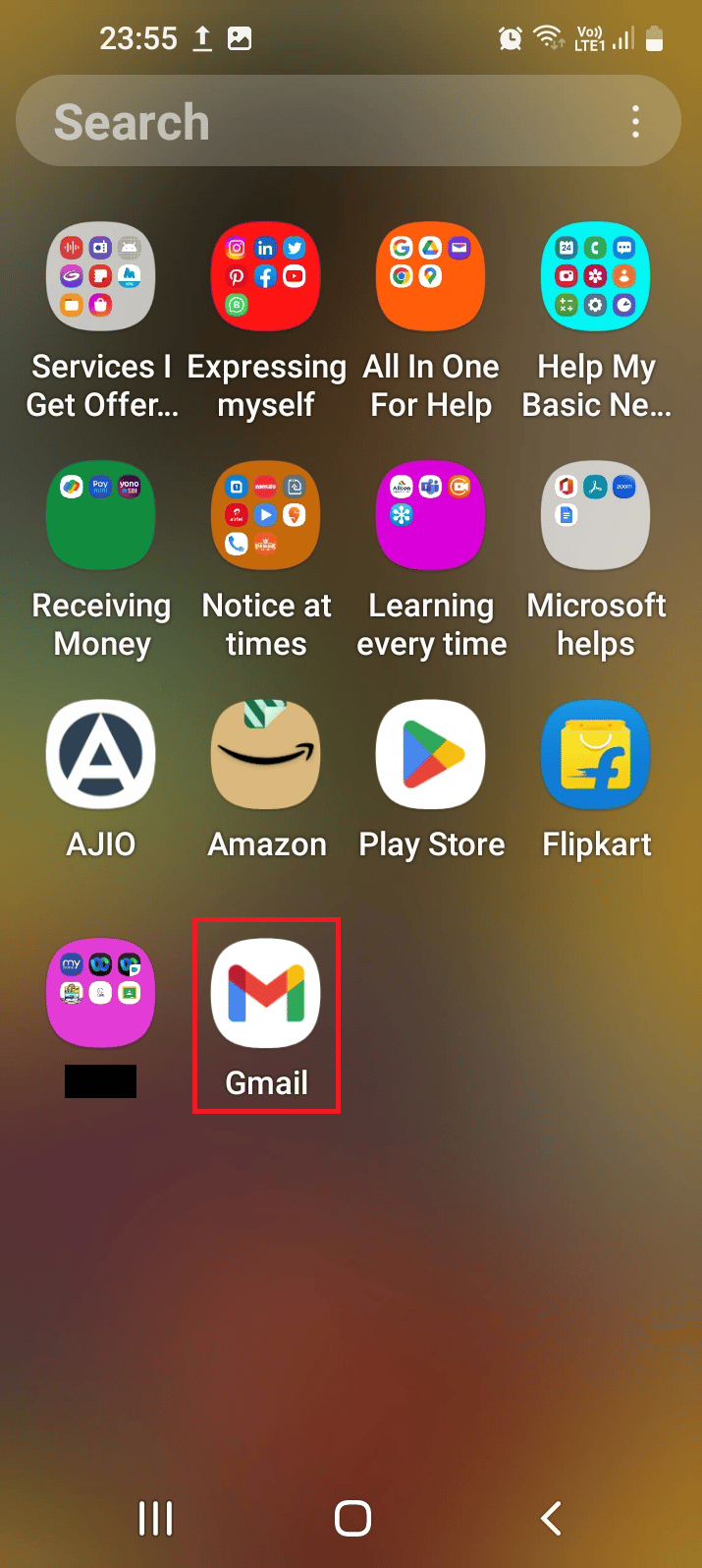 Öffnen Sie die Gmail-App