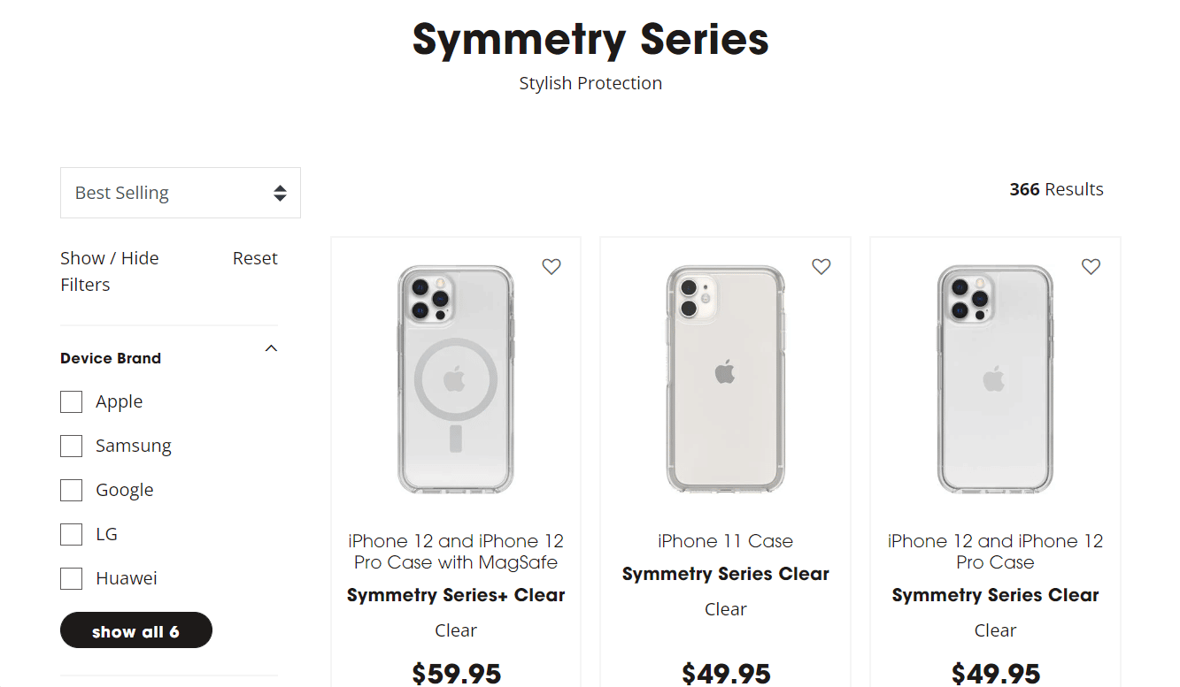 Serie OtterBox Symmetry