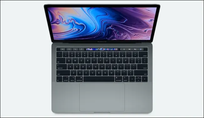 MacBook Pro 2019 con barra táctil