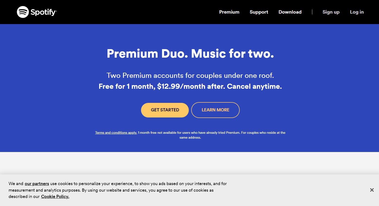 Arahkan ke Premium Duo. Perbaiki Spotify Duo Tidak Berfungsi