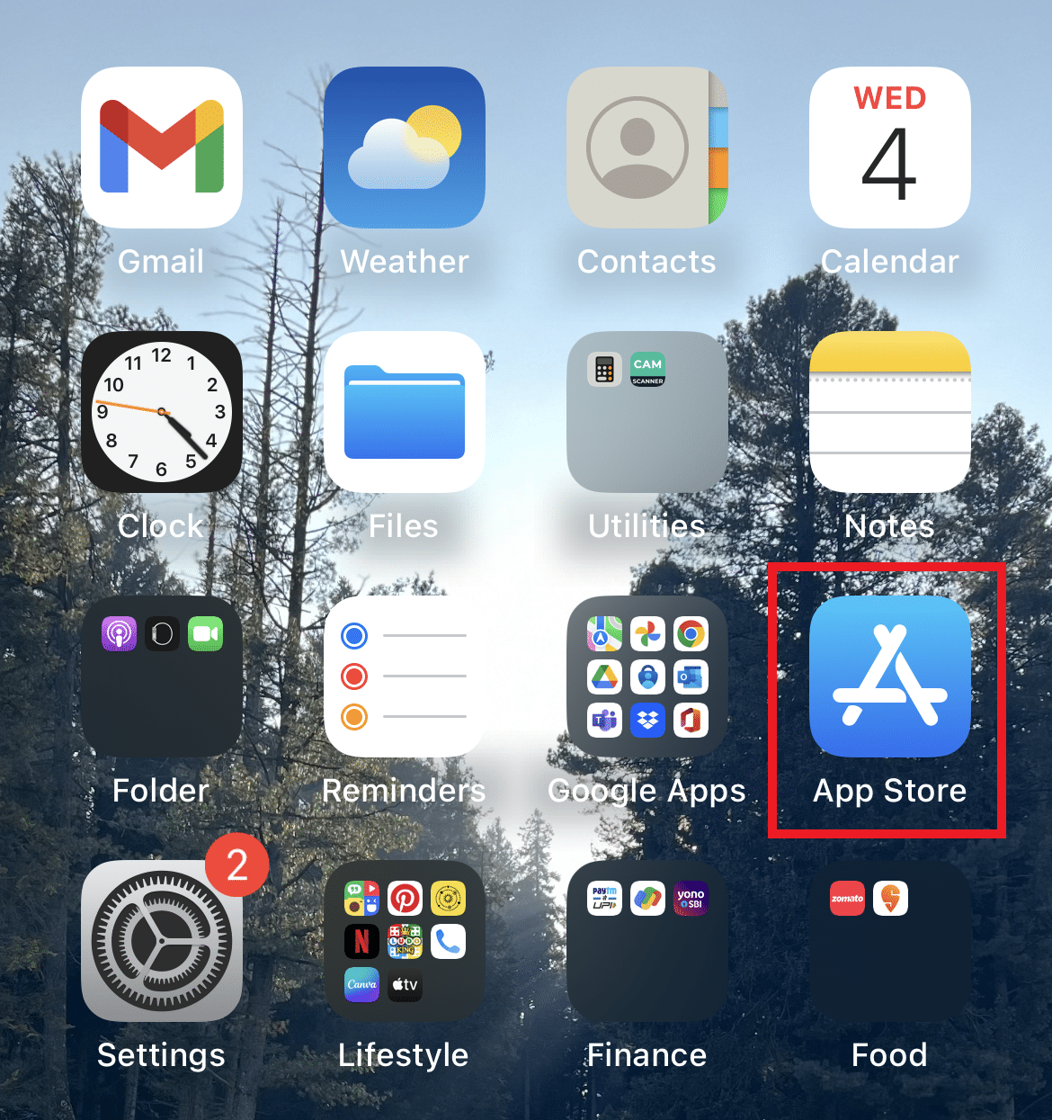 Apri l'App Store