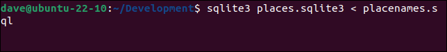 將文件中的模式導入 sqlite3