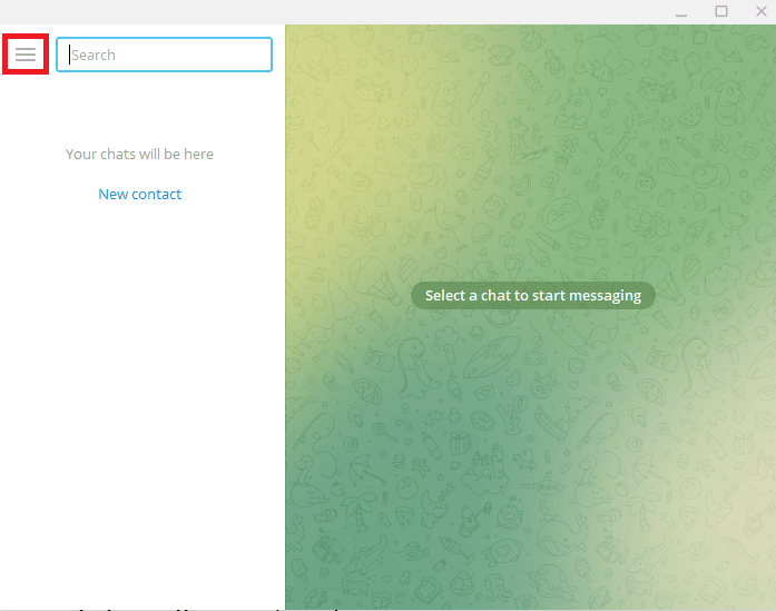 انقر على الخطوط الأفقية الثلاثة. كيفية إضافة أعضاء في Telegram Group