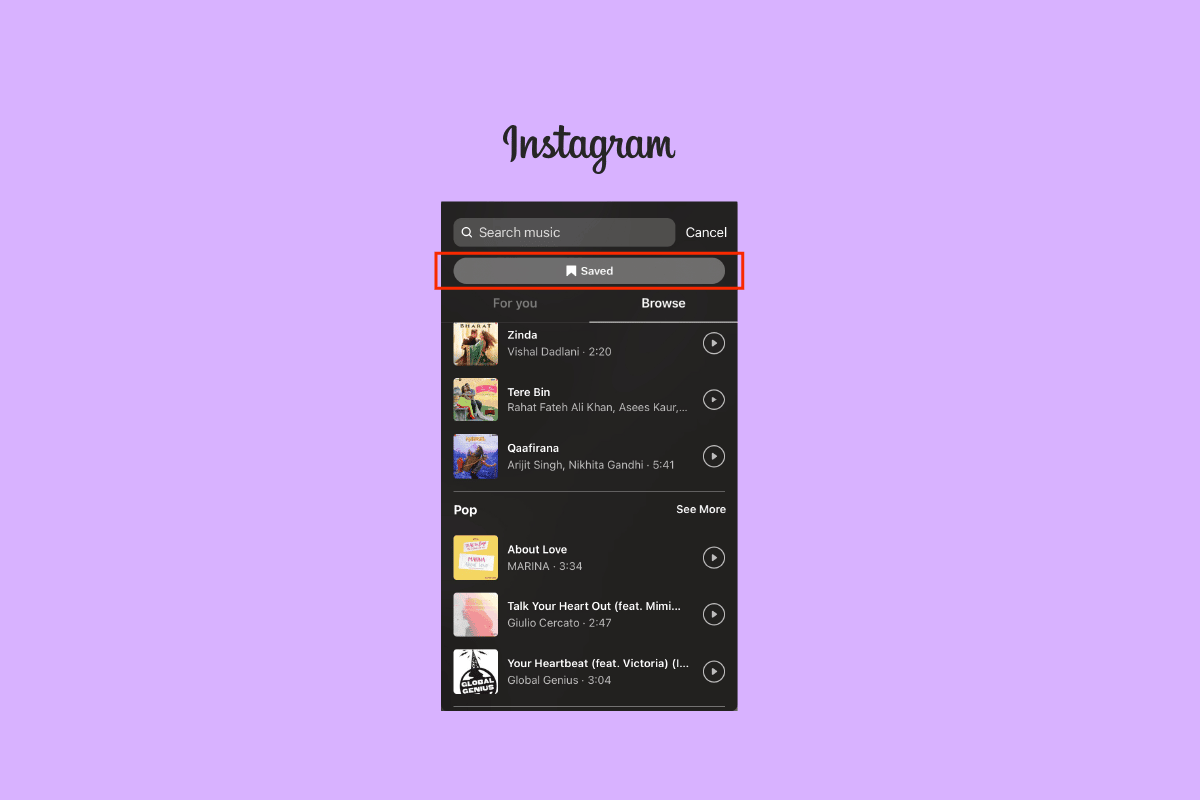 Come salvare musica su Instagram