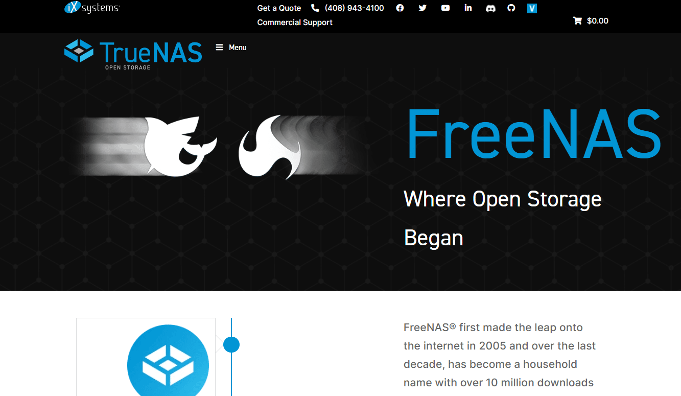 FreeNAS-Website