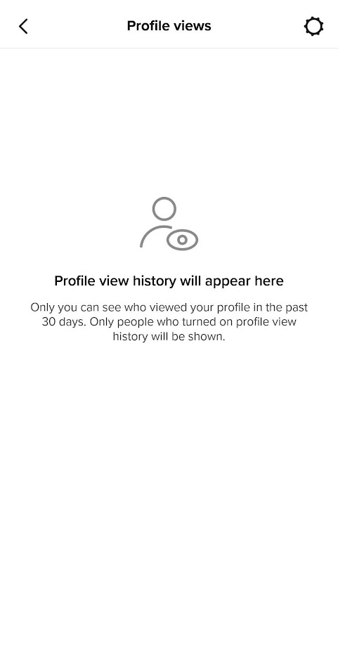在這裡，您可以看到所有訪問過您個人資料的 TikTok 用戶
