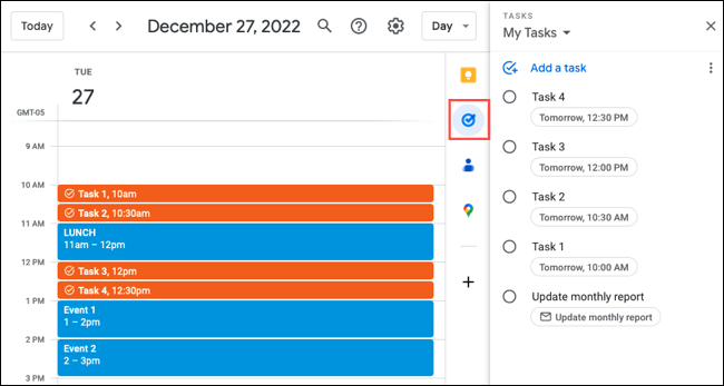 Tareas en Google Calendar