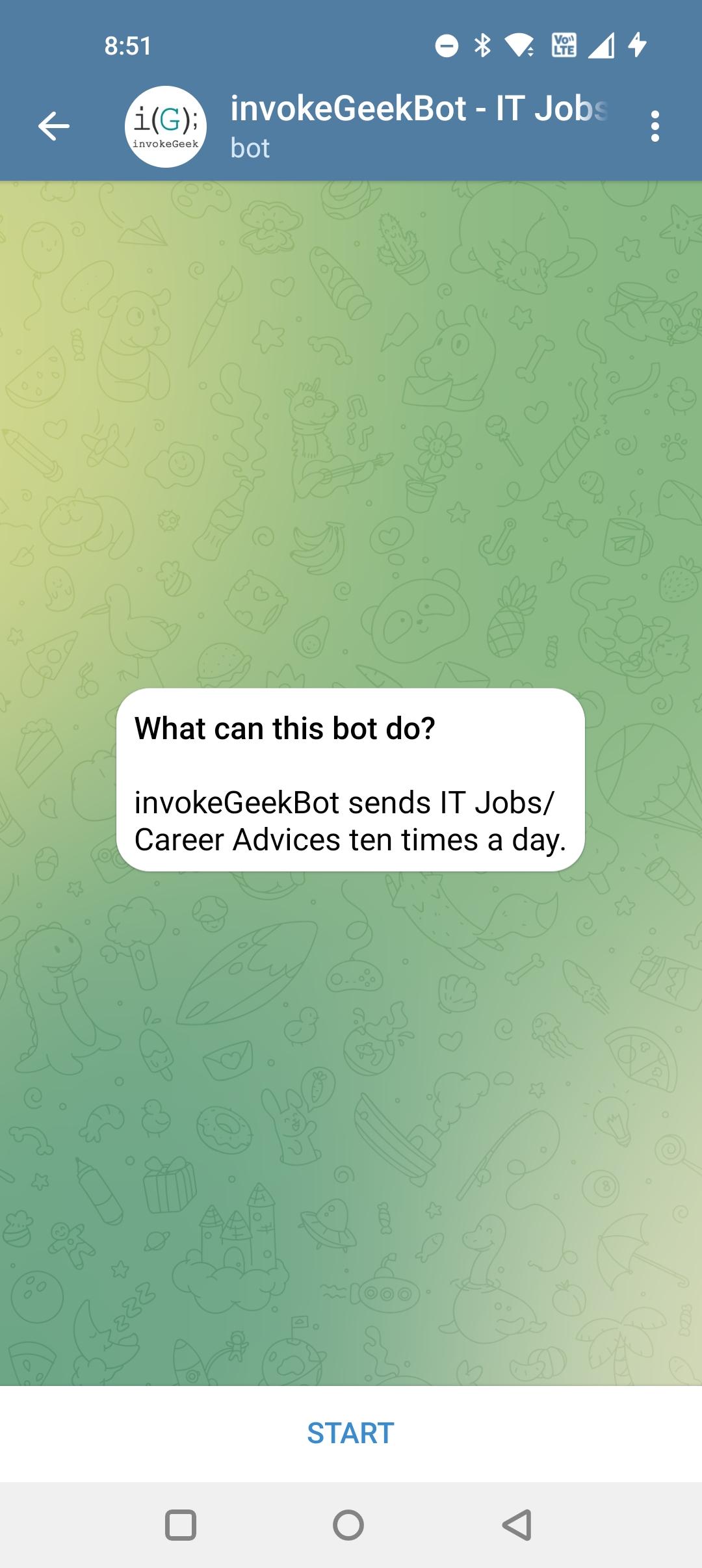 invocar geek | bots de telegrama úteis