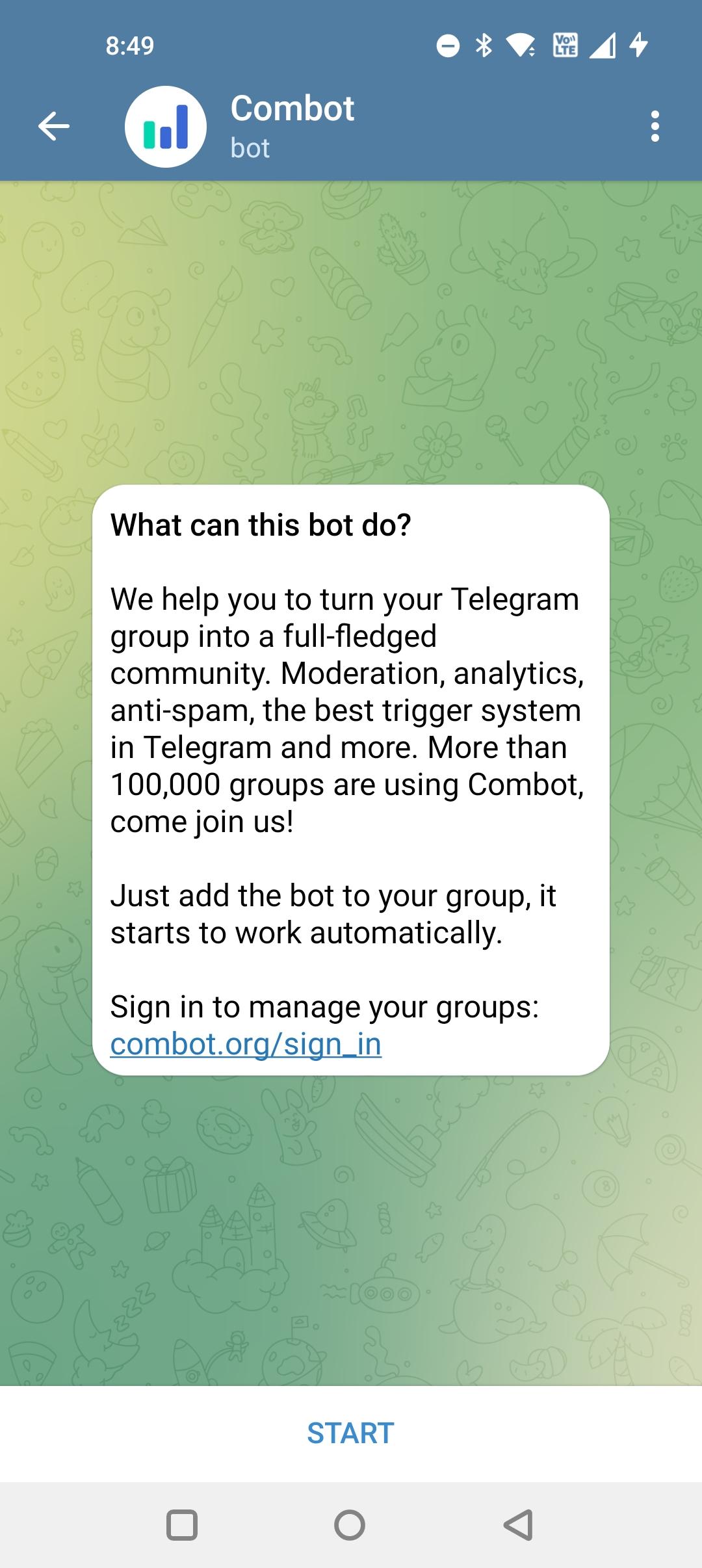 kombo | bot telegram yang berguna