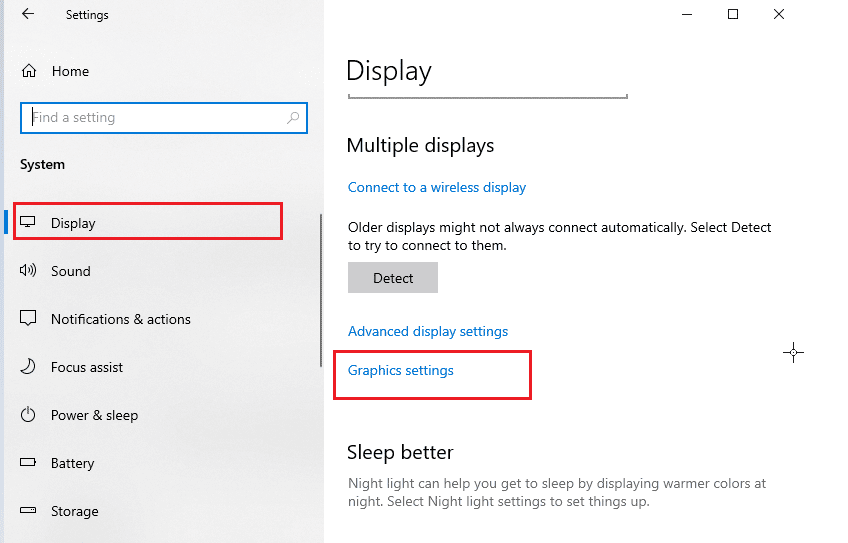 haga clic en Configuración de gráficos