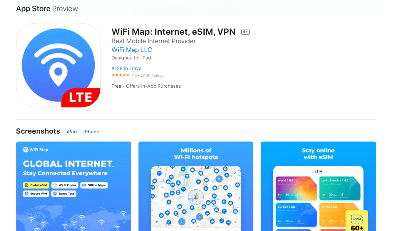 Mapa Wi-Fi: Internet, eSIM, VPN | Jak uzyskać darmowe Wi-Fi w telefonie