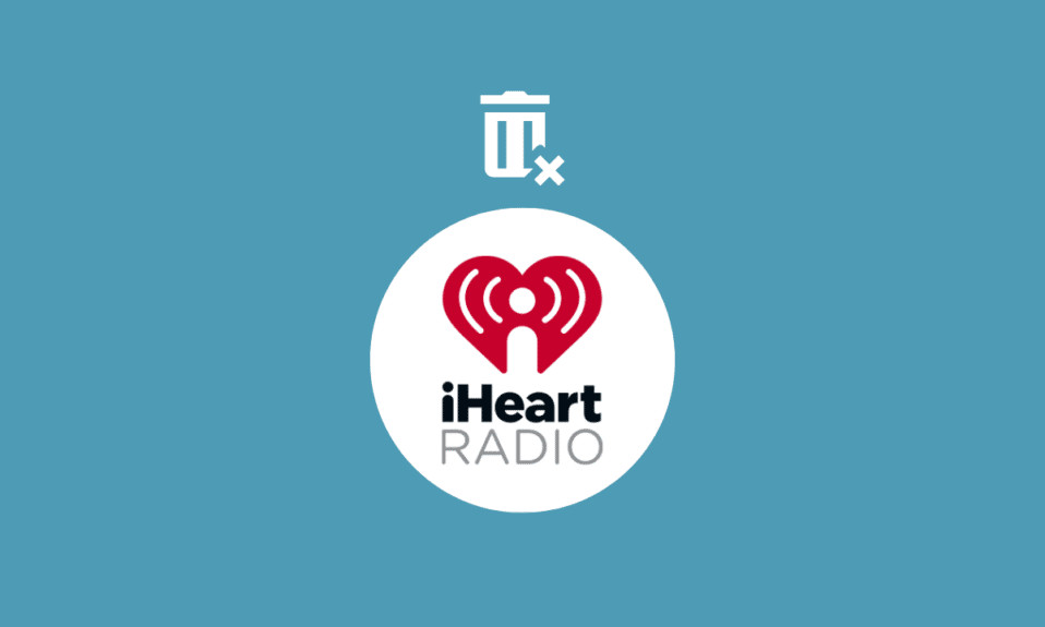 Come eliminare l'account iHeartRadio