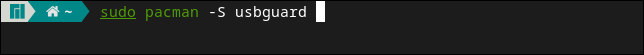 Instalando USBGuard no Manjaro com pacman