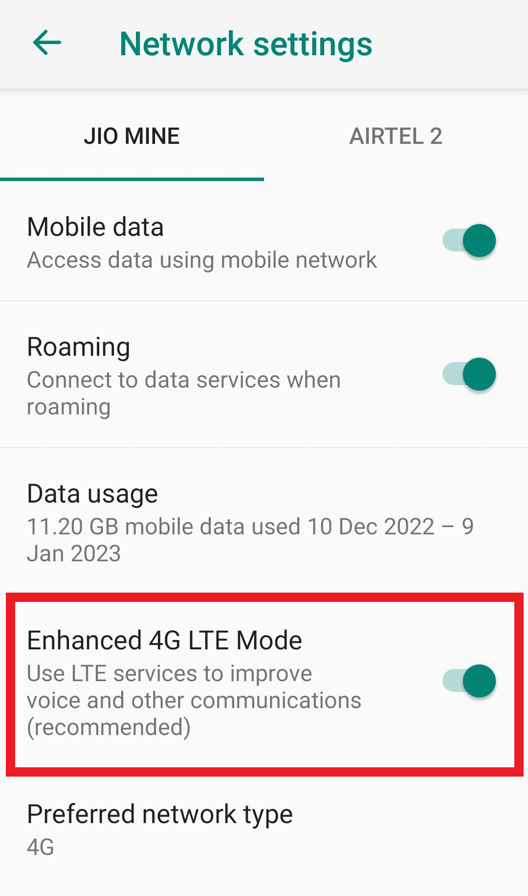 Schalten Sie den erweiterten 4g-LTE-Modus ein. Was ist VoLTE und Vorteile der Verwendung von VoLTE?