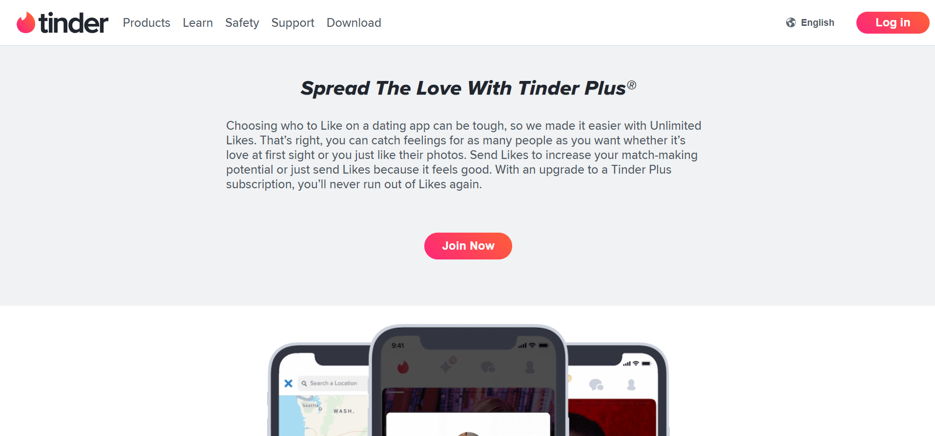 การสมัครสมาชิก Tinder Plus