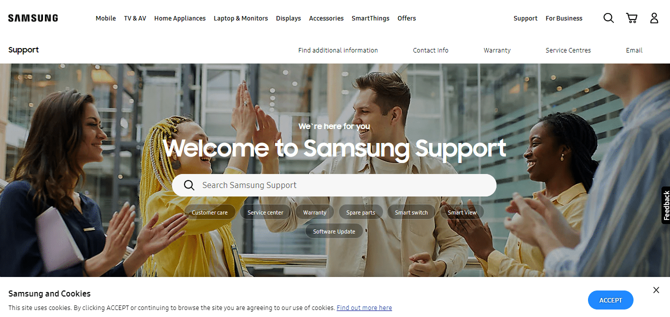 صفحة دعم Samsung. أفضل 10 حلول لإصلاح مكالمات WiFi التي لا تعمل على Android