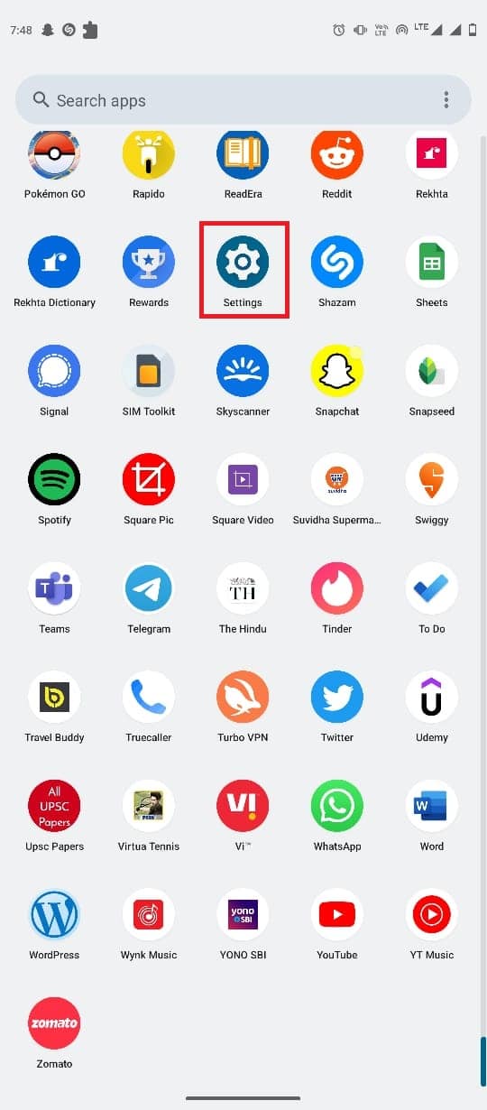 Otwórz Ustawienia z menu telefonu. Co to jest odświeżanie aplikacji w tle na Androidzie?