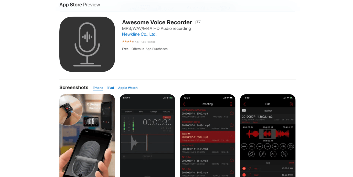 Toller Voicerecorder