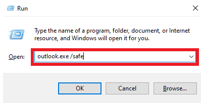 outlook.exe/safe