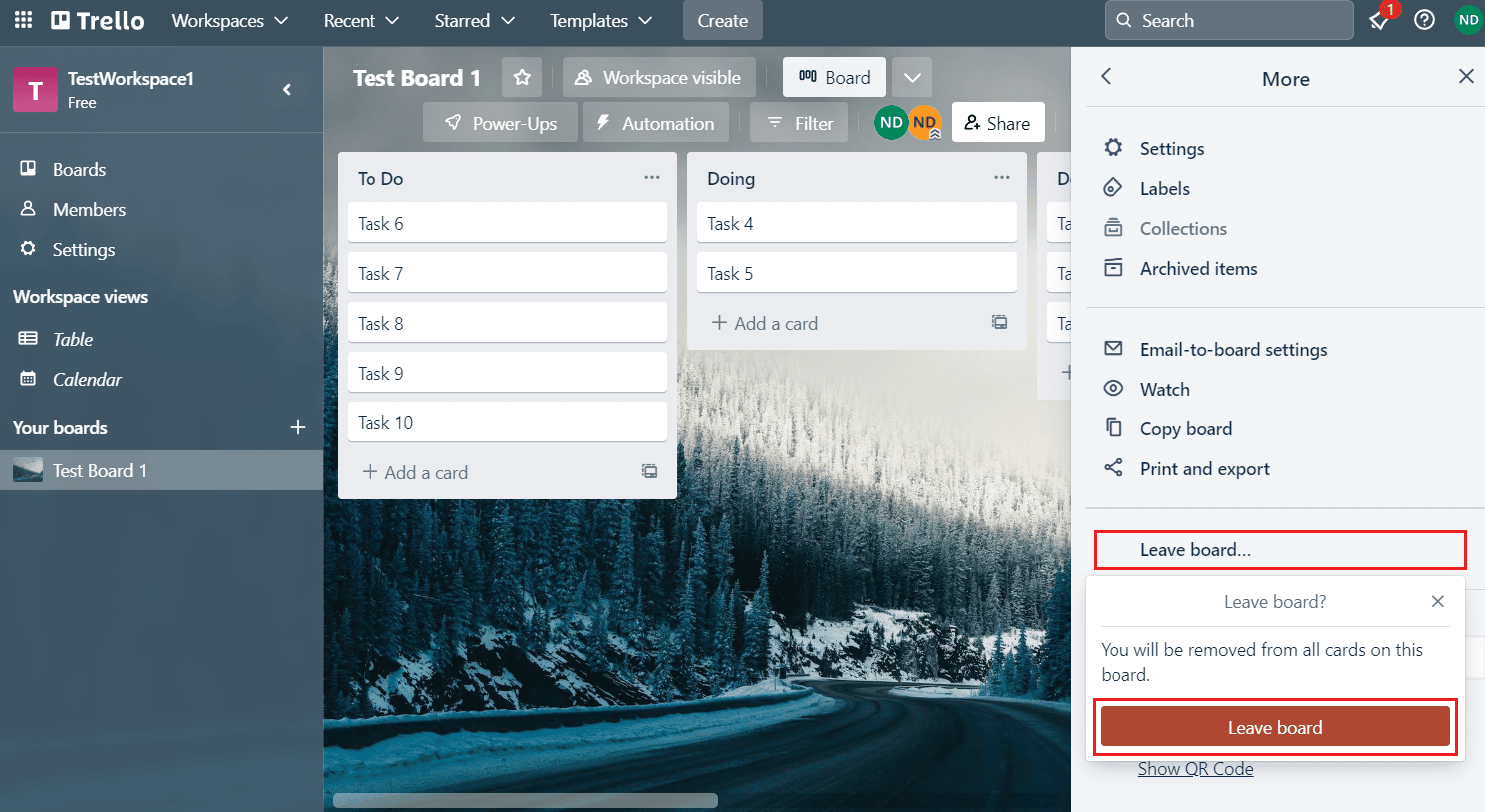 ออกจากกระดาน... - ออกจากกระดาน | คุณสามารถลบกระดาน Trello ได้ไหม