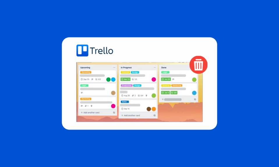 Können Sie das Trello-Board löschen?