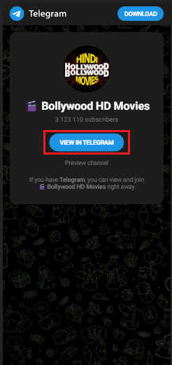 Canale Telegram di Bollywood HD Movies