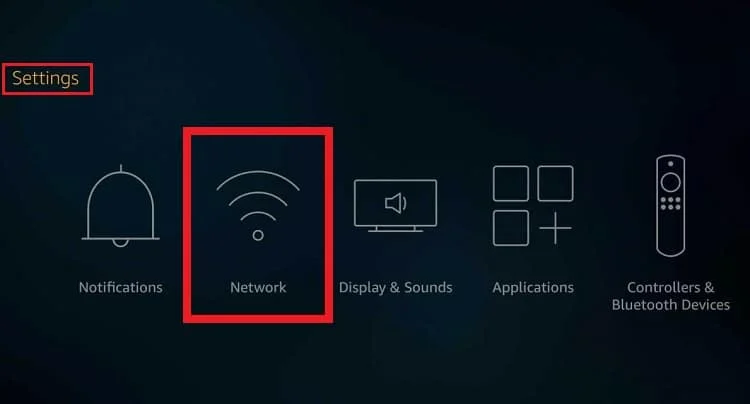 Jaringan Pengaturan TV Api. Perbaiki Firestick CBS Error UVP 1011