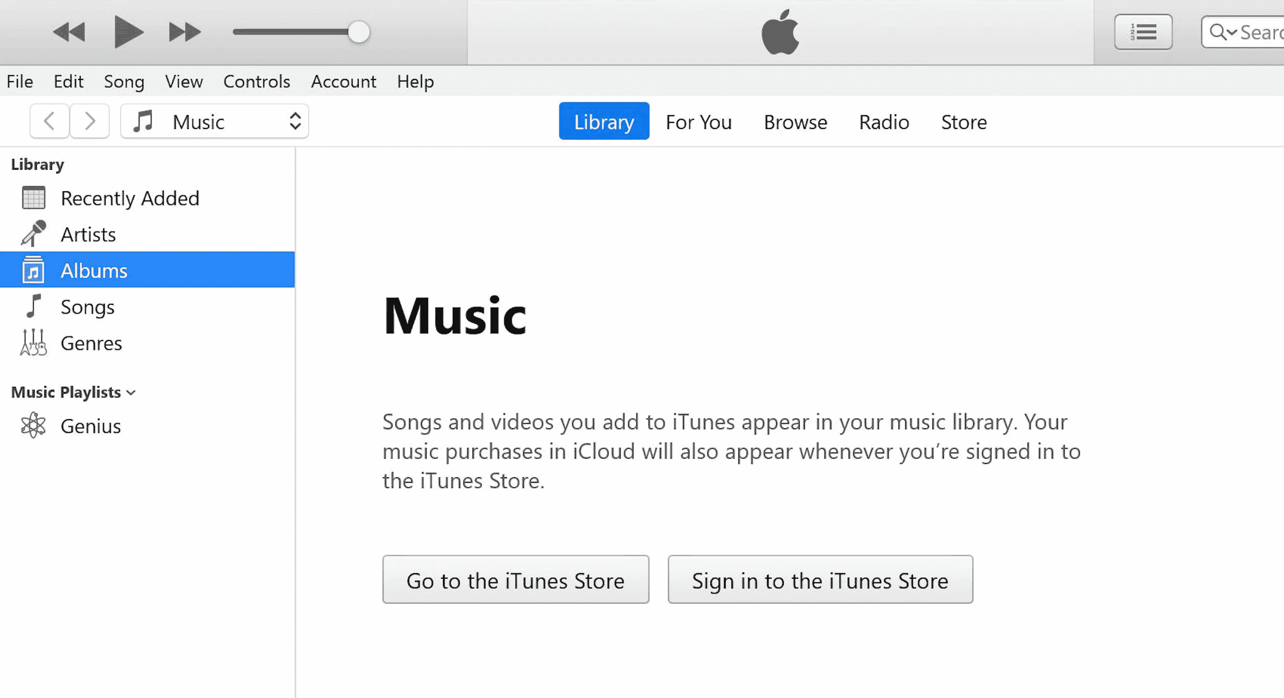 เปิดแอพ iTunes บนพีซีหรือแล็ปท็อปของคุณ