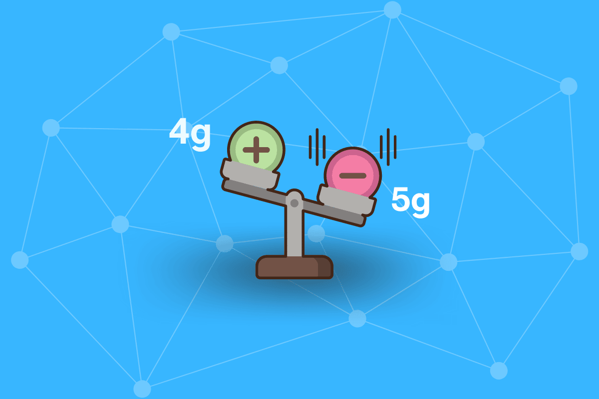 Quali sono gli svantaggi del 5G rispetto al 4G?